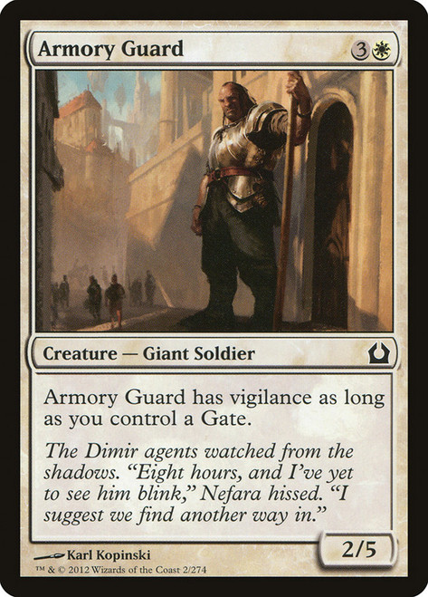 Armory Guard\nReturn to Ravnica\nSingle\nMagic The Gathering