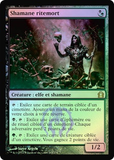 Deathrite Shaman
Return to Ravnica (Foil) - French
Single
Magic The Gathering