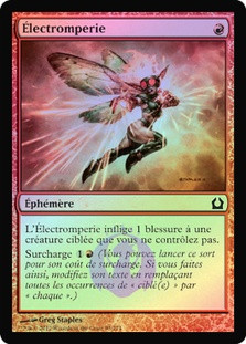 Electrickery
Return to Ravnica (Foil) - French
Single
Magic The Gathering