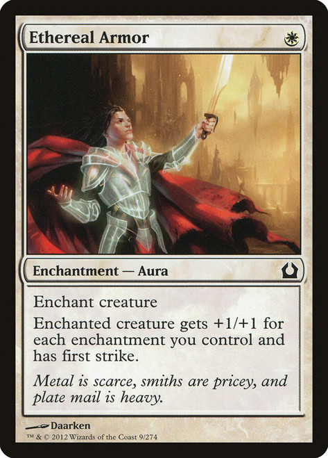 Ethereal Armor\nReturn to Ravnica\nSingle\nMagic The Gathering