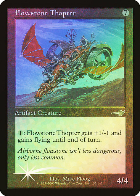 Flowstone Thopter\nNemesis\nSingle\nMagic The Gathering