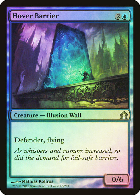 Hover Barrier\nReturn to Ravnica\nSingle\nMagic The Gathering