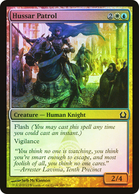 Hussar Patrol\nReturn to Ravnica\nSingle\nMagic The Gathering