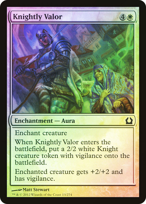 Knightly Valor\nReturn to Ravnica\nSingle\nMagic The Gathering