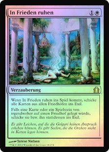 Rest in Peace
Return to Ravnica (Foil) - German
Single
Magic The Gathering