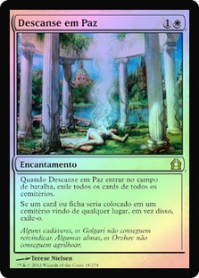 Rest in Peace
Return to Ravnica (Foil) - Portuguese
Single
Magic The Gathering
