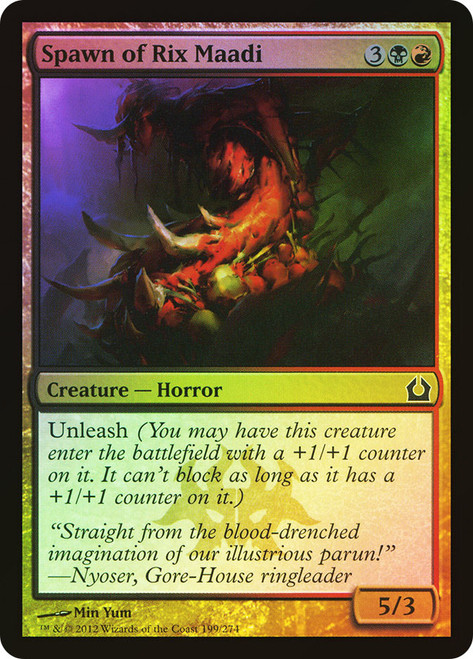 Spawn of Rix Maadi\nReturn to Ravnica\nSingle\nMagic The Gathering