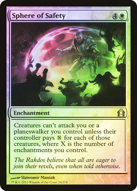 Sphere of Safety\nReturn to Ravnica\nSingle\nMagic The Gathering