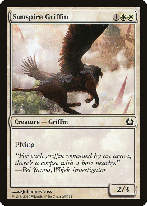 Sunspire Griffin\nReturn to Ravnica\nSingle\nMagic The Gathering