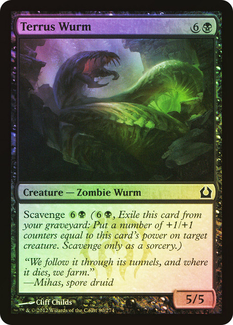 Terrus Wurm\nReturn to Ravnica\nSingle\nMagic The Gathering