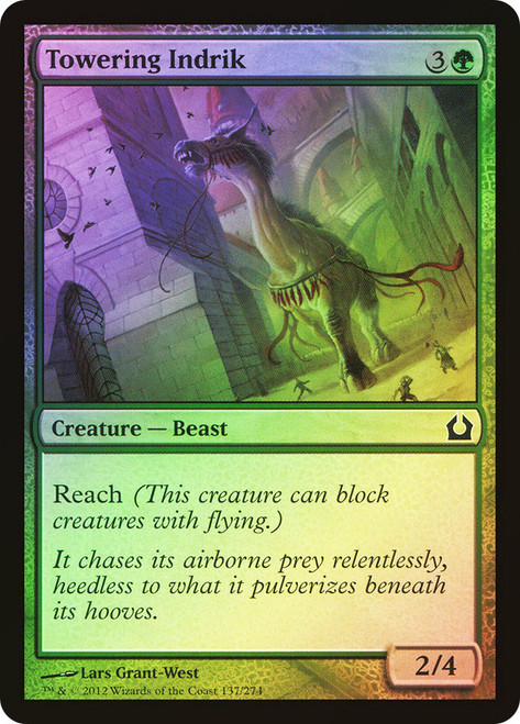 Towering Indrik\nReturn to Ravnica\nSingle\nMagic The Gathering