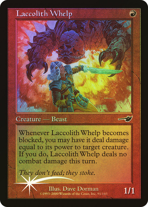 Laccolith Whelp\nNemesis\nSingle\nMagic The Gathering