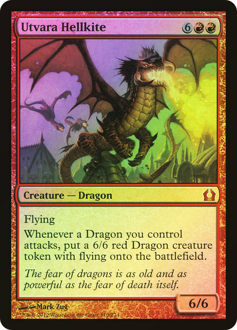 ウトヴァラのヘルカイト/Utvara Hellkite(シリアル入り） foil ウトヴァラのヘルカイト/Utvara Hellkite(シリアル入り） foil