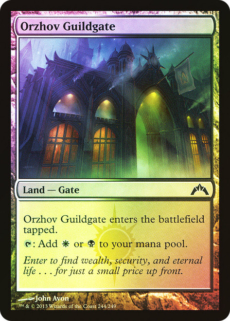Orzhov Guildgate\nGatecrash\nSingle\nMagic The Gathering