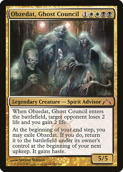 Obzedat, Ghost Council\nGatecrash\nSingle\nMagic The Gathering