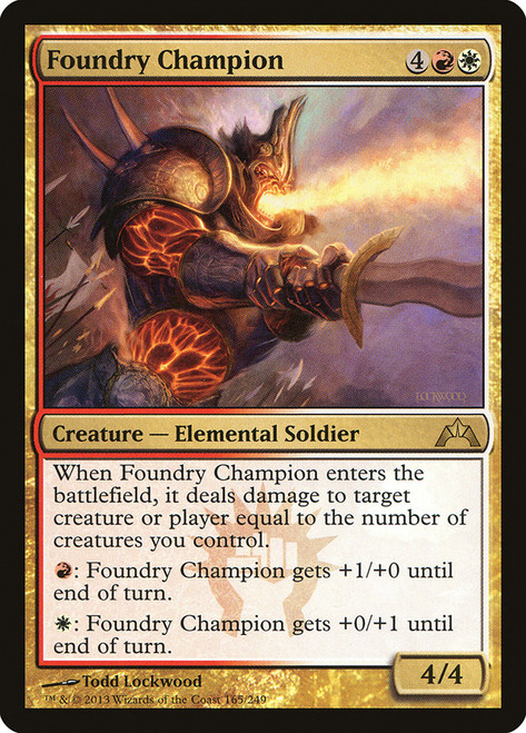 Foundry Champion\nGatecrash\nSingle\nMagic The Gathering