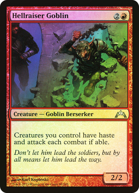 Hellraiser Goblin\nGatecrash\nSingle\nMagic The Gathering