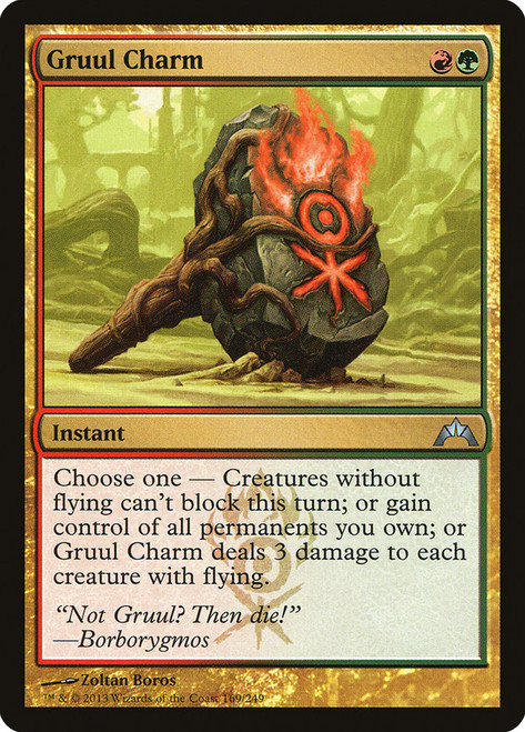 Gruul Charm\nGatecrash\nSingle\nMagic The Gathering