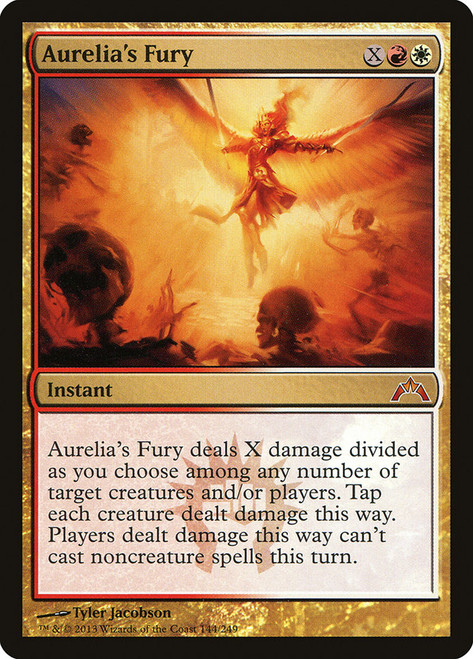 Aurelia's Fury\nGatecrash\nSingle\nMagic The Gathering