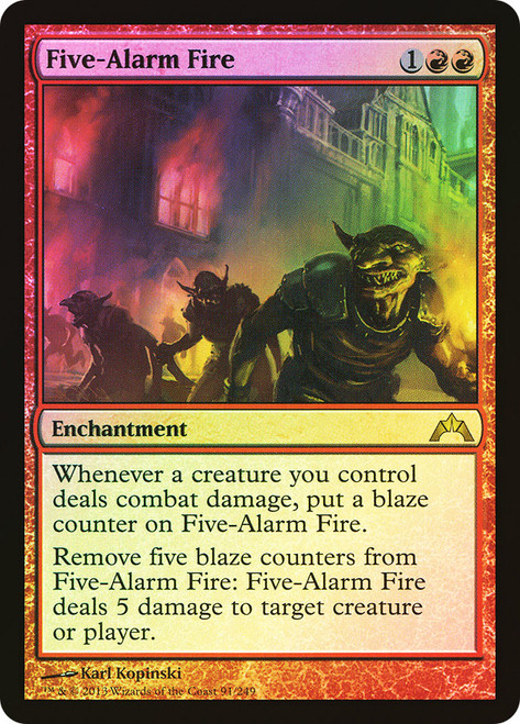 Five-Alarm Fire\nGatecrash\nSingle\nMagic The Gathering