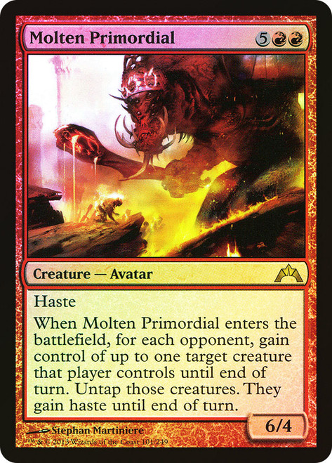 Molten Primordial\nGatecrash\nSingle\nMagic The Gathering