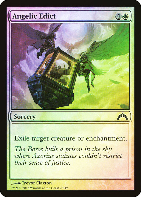 Angelic Edict\nGatecrash\nSingle\nMagic The Gathering