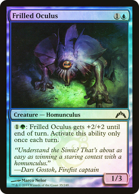 Frilled Oculus\nGatecrash\nSingle\nMagic The Gathering
