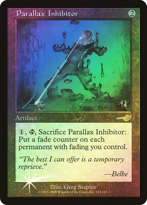 Parallax Inhibitor\nNemesis\nSingle\nMagic The Gathering