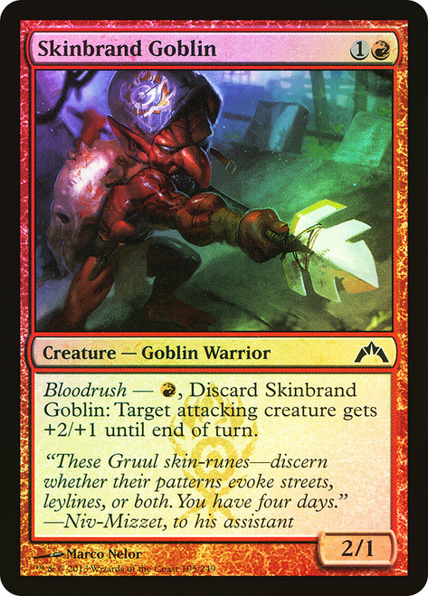 Skinbrand Goblin\nGatecrash\nSingle\nMagic The Gathering