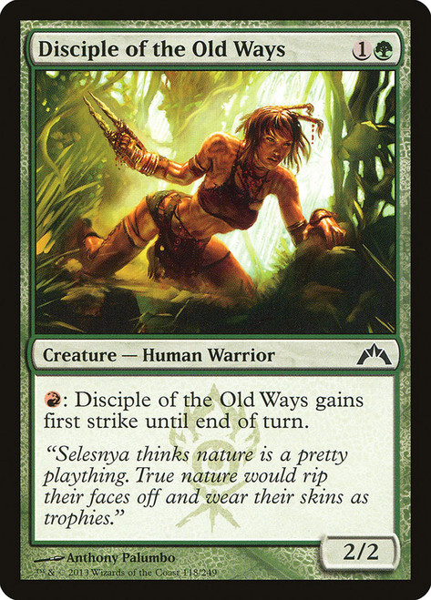 Disciple of the Old Ways\nGatecrash\nSingle\nMagic The Gathering