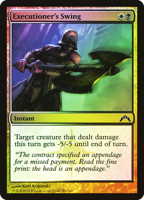 Executioner's Swing\nGatecrash\nSingle\nMagic The Gathering