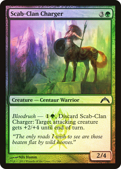 Scab-Clan Charger\nGatecrash\nSingle\nMagic The Gathering