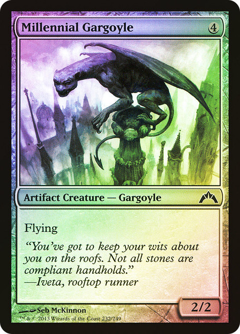 Millennial Gargoyle\nGatecrash\nSingle\nMagic The Gathering
