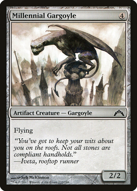 Millennial Gargoyle\nGatecrash\nSingle\nMagic The Gathering