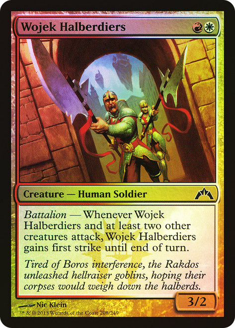 Wojek Halberdiers\nGatecrash\nSingle\nMagic The Gathering