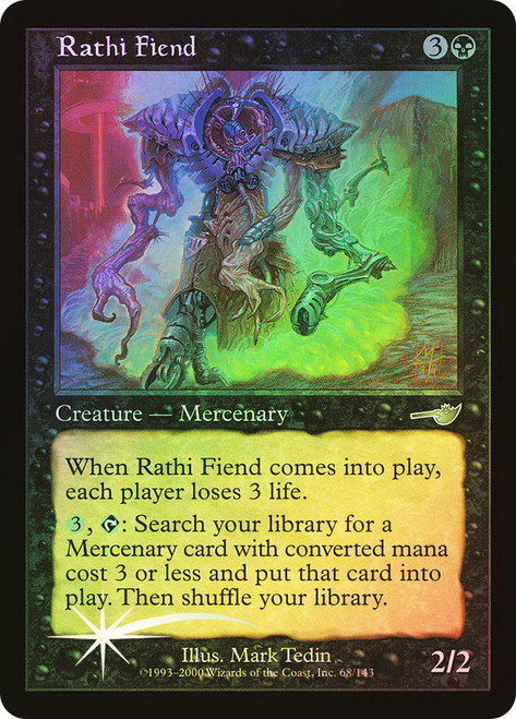 Rathi Fiend\nNemesis\nSingle\nMagic The Gathering