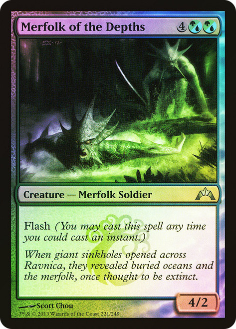 Merfolk of the Depths\nGatecrash\nSingle\nMagic The Gathering