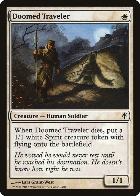 Doomed Traveler\nDuel Decks: Sorin vs. Tibalt\nSingle\nMagic The Gathering