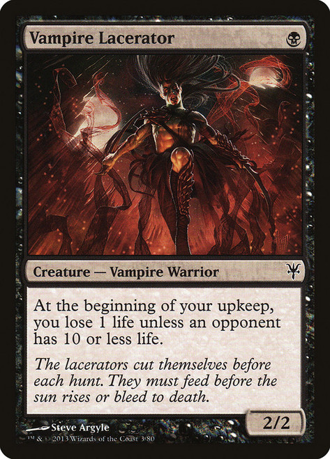 Vampire Lacerator\nDuel Decks: Sorin vs. Tibalt\nSingle\nMagic The Gathering