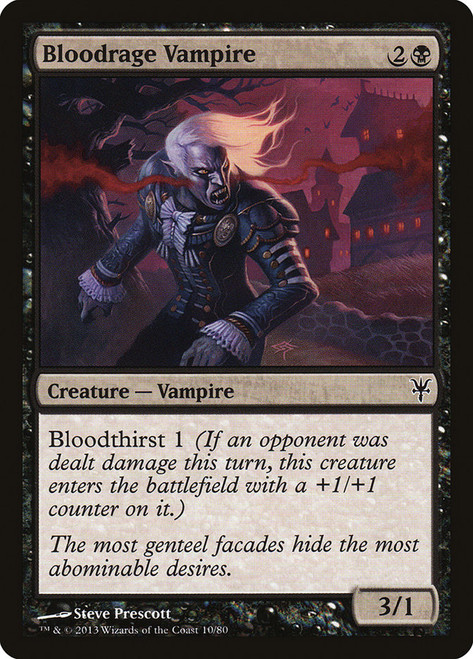 Bloodrage Vampire\nDuel Decks: Sorin vs. Tibalt\nSingle\nMagic The Gathering