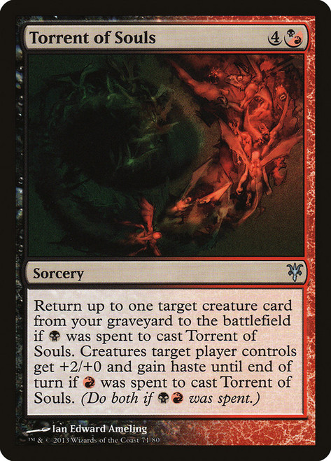 Torrent of Souls\nDuel Decks: Sorin vs. Tibalt\nSingle\nMagic The Gathering