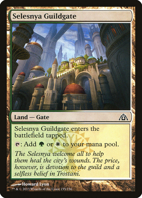 Selesnya Guildgate\nDragon's Maze\nSingle\nMagic The Gathering