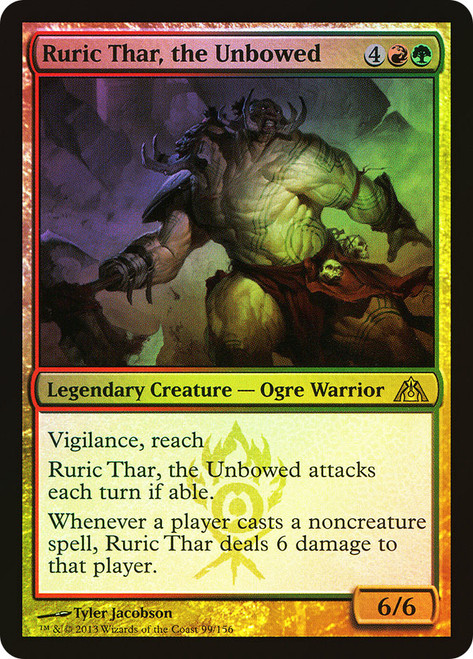 Ruric Thar, the Unbowed\nDragon's Maze\nSingle\nMagic The Gathering