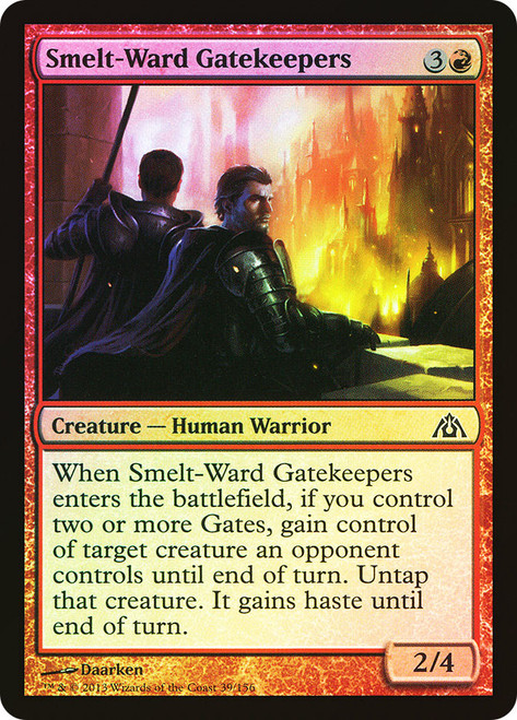 Smelt-Ward Gatekeepers\nDragon's Maze\nSingle\nMagic The Gathering