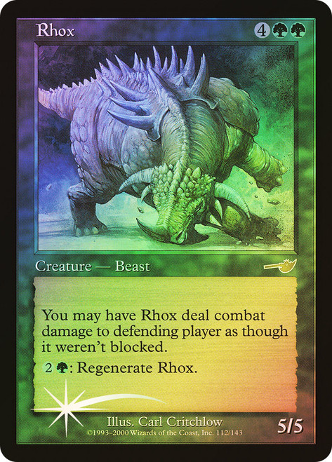 Rhox\nNemesis\nSingle\nMagic The Gathering