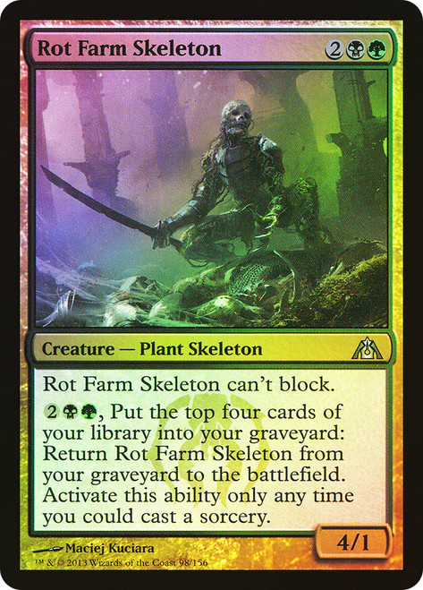 Rot Farm Skeleton\nDragon's Maze\nSingle\nMagic The Gathering
