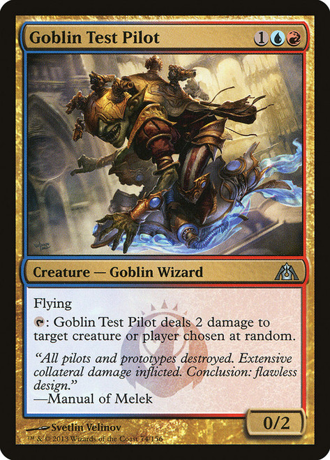 Goblin Test Pilot\nDragon's Maze\nSingle\nMagic The Gathering