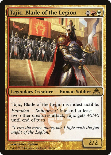 Tajic, Blade of the Legion\nDragon's Maze\nSingle\nMagic The Gathering