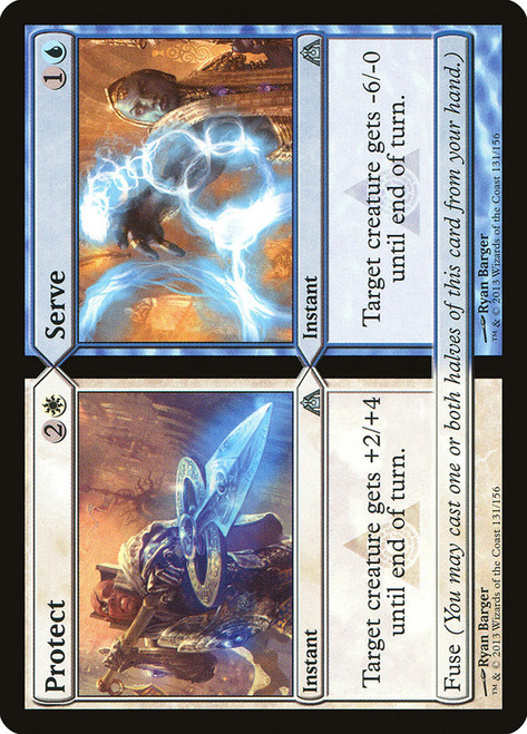 Protect // Serve
Dragon's Maze
Single
Magic: The Gathering