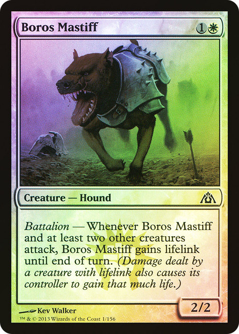 Boros Mastiff\nDragon's Maze\nSingle\nMagic The Gathering